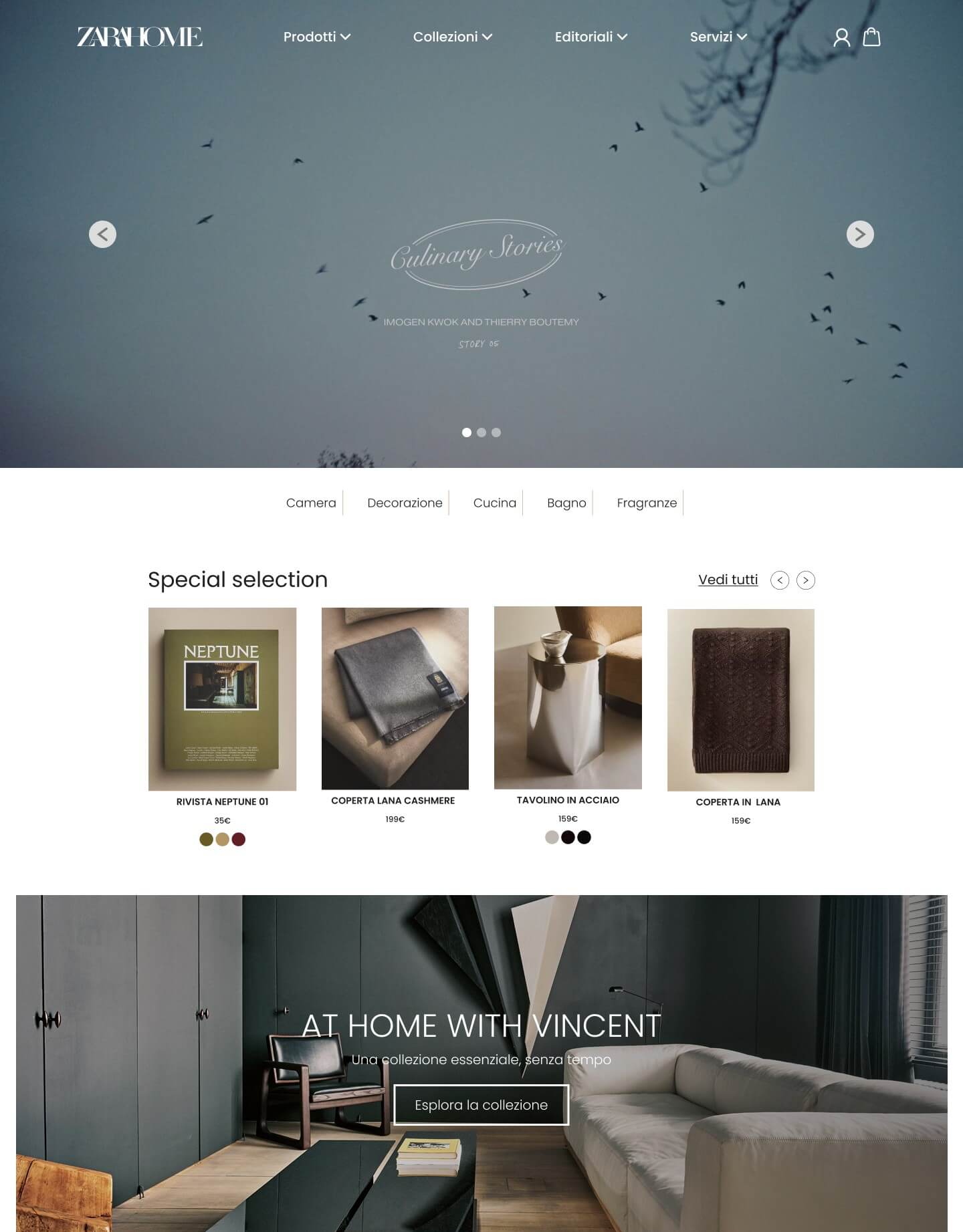 Homepage Restyling – Desktop