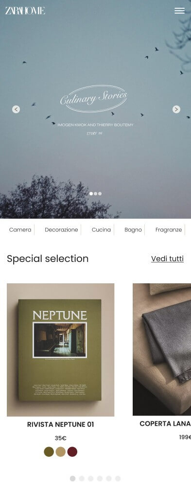 Homepage Restyling – Mobile
