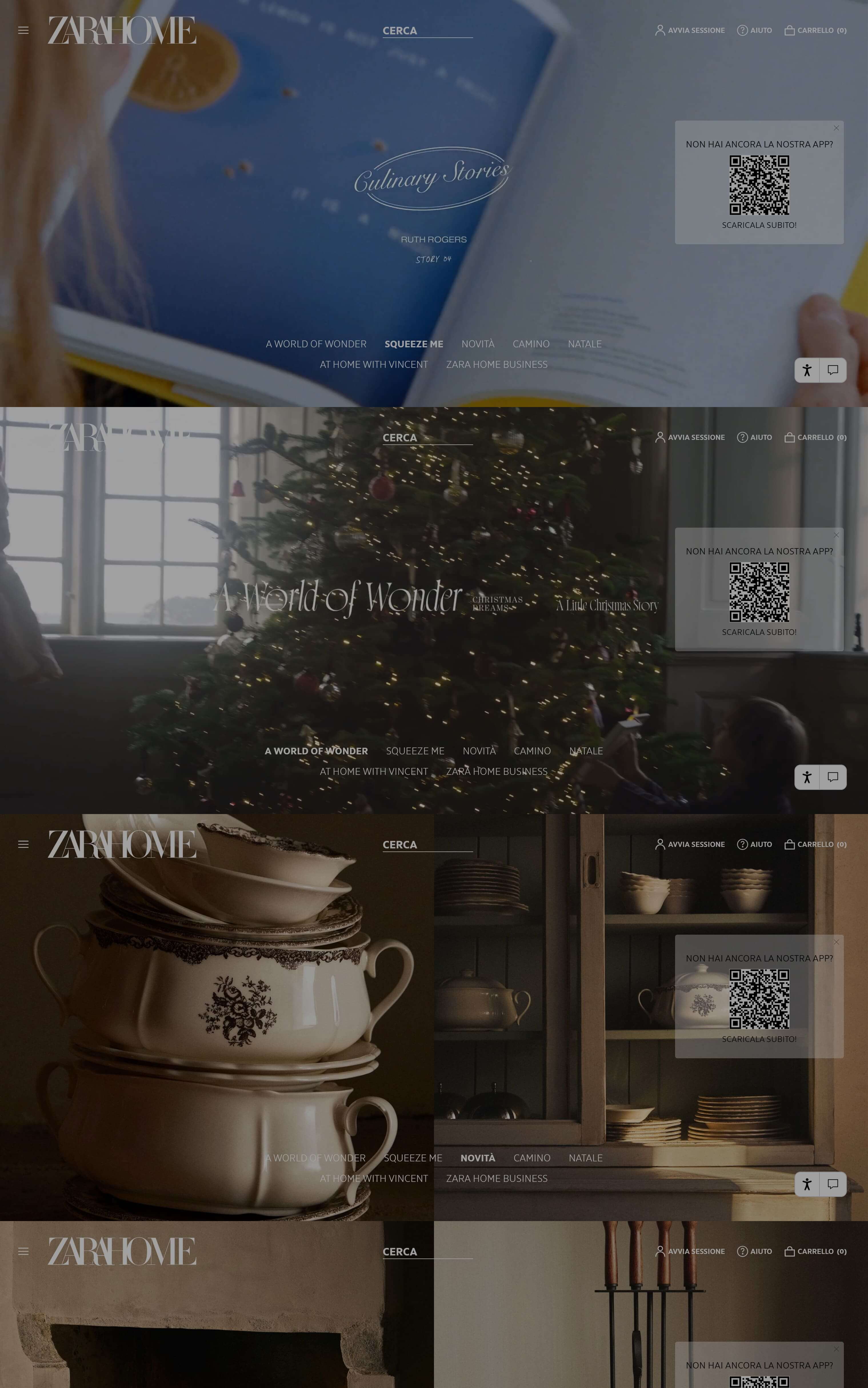 Homepage prototype – desktop
